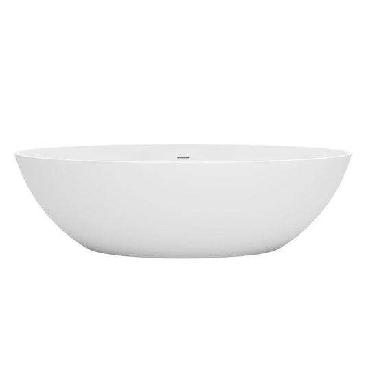 Vrijstaand ligbad Sanitado Elements Just New solid surface 180x85cm glanzend wit