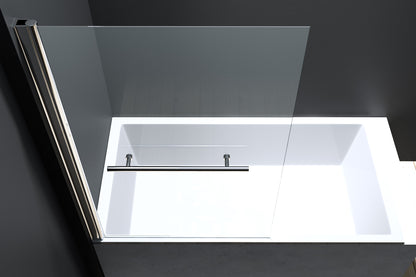 Sanitado Elements Badwand 80x140cm Draaibaar Met Handdoekhouder Chroom