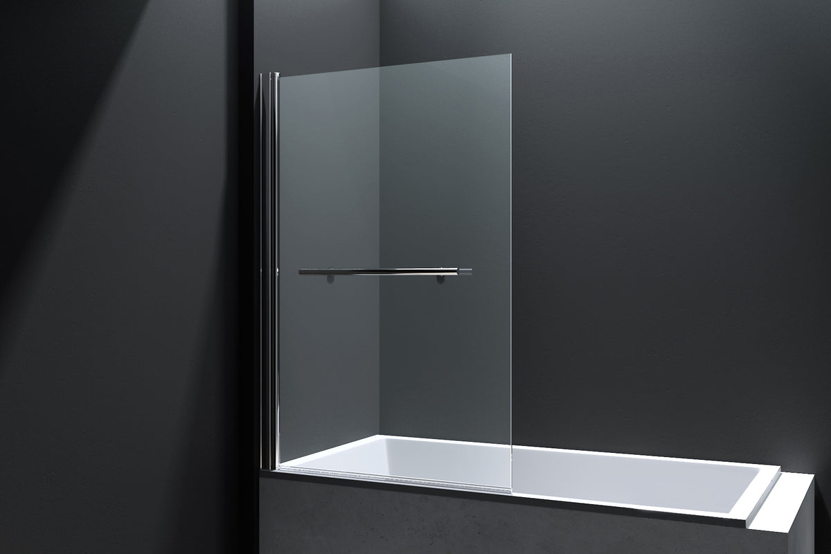 Sanitado Elements Badwand 80x140cm Draaibaar Met Handdoekhouder Chroom