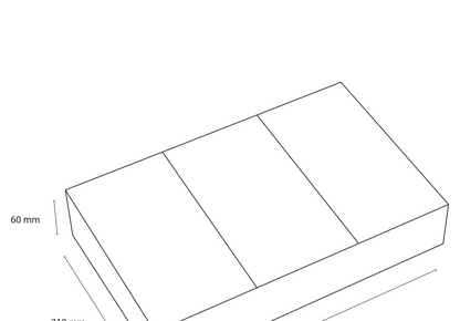 Lade organizer set Differnz 3dlg in grijs kunststof
