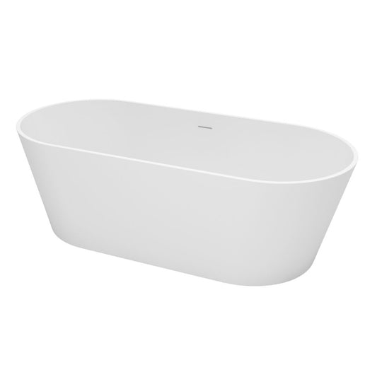 Vrijstaand ligbad Sanitado Elements Mooi solid surface169x81cm mat wit