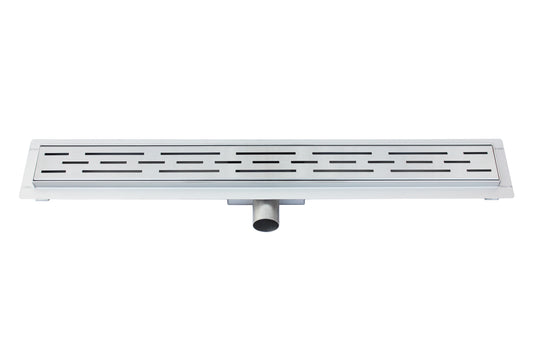 Douchegoot 100cm met flens Sanitado Industry Nice in RVS