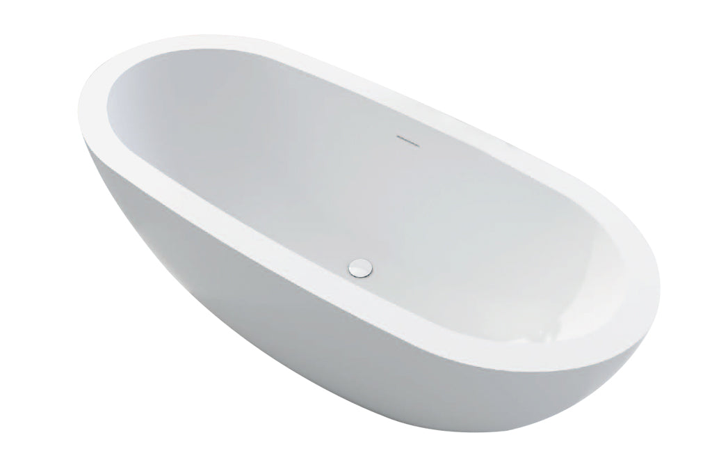 Vrijstaand ligbad Sanitado Elements Cruise 180x80cm mat wit