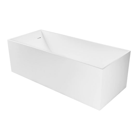 Vrijstaand ligbad Sanitado Industry Experience solid surface 170x72cm mat wit