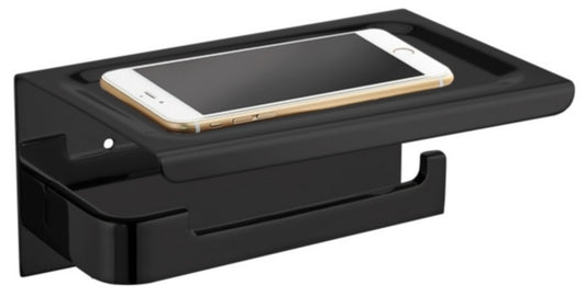 Sanitado Industry Luxe Toiletrolhouder met Afleg Mat Zwart