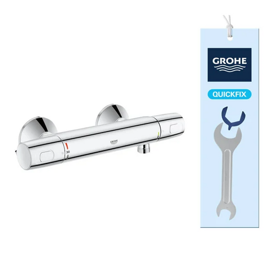 Thermostatische douchekraan Grohe Quick Fix Precision Trend 15cm chroom