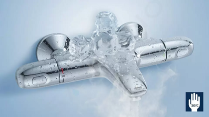 Thermostatische badkraan Grohe Quick Fix Precision Trend  chroom