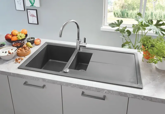 Keukenmengkraan Grohe Eurosmart Cosmopolitan hoge uitloop in chroom