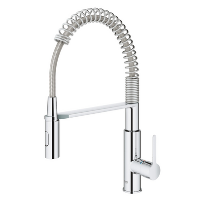 Keukenmengkraan Grohe Get 2 spray met professionele handdouche in chroom