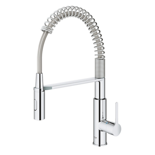Keukenmengkraan Grohe Get 2 spray met professionele handdouche in chroom