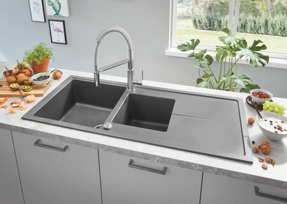 Keukenmengkraan Grohe Get 2 spray met professionele handdouche in chroom