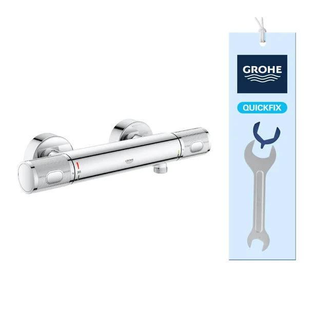 Thermostatische douchekraan Grohe Quick Fix Precision Feel 15cm chroom