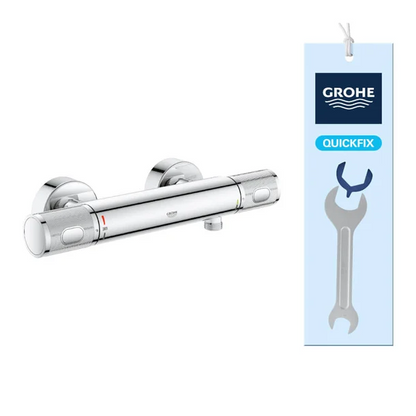 Thermostatische douchekraan Grohe Quick Fix Precision Feel 15cm chroom