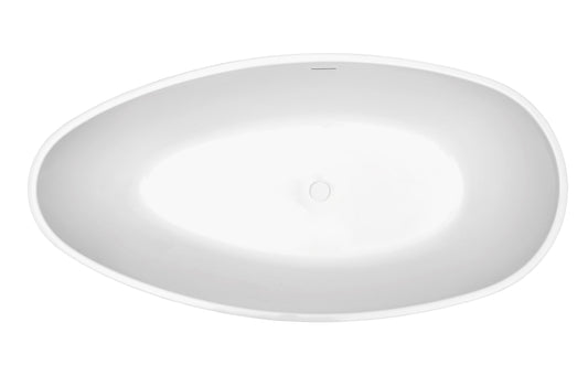 Vrijstaand ligbad Sanitado Elements Bomber 180x90cm mat wit