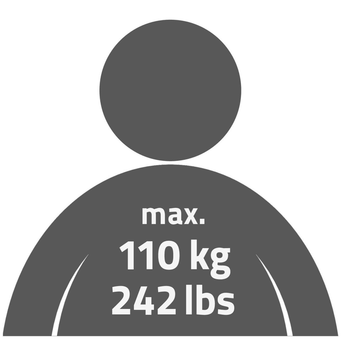 Bad- en douchegreep Ridder Ken 43cm chroom met antislip