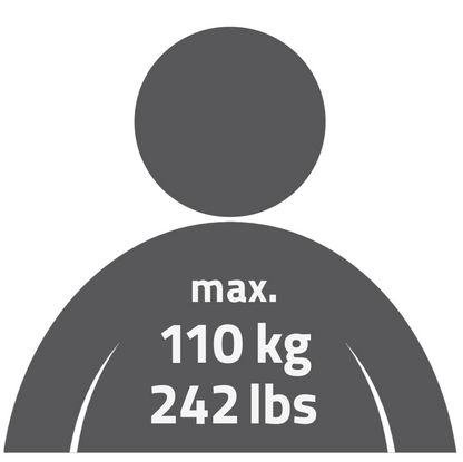 Bad- en douchegreep Ridder Ken 43cm chroom met antislip