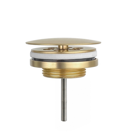 Sanitado Industry Luxe Afvoerplug 5/4" Niet-afsluitbaar Mat Goud