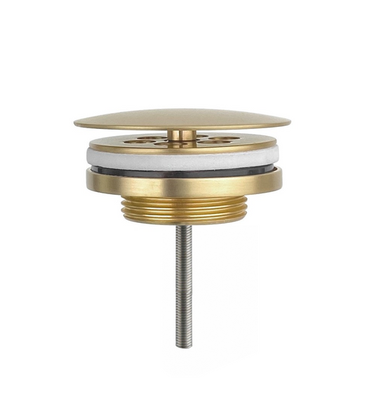 Sanitado Industry Luxe Afvoerplug 5/4" Niet-afsluitbaar Mat Goud