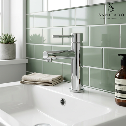 Sanitado Industry Luxe Rechte Wastafelmengkraan Chroom