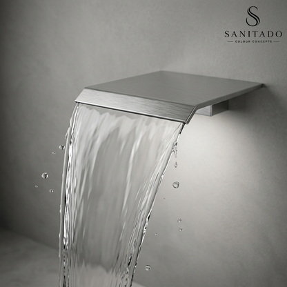 Sanitado Industry Dule Luxe Waterval Baduitloop RVS Design