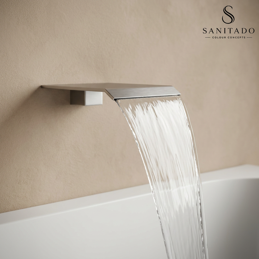 Sanitado Industry Dule Luxe Waterval Baduitloop RVS Design