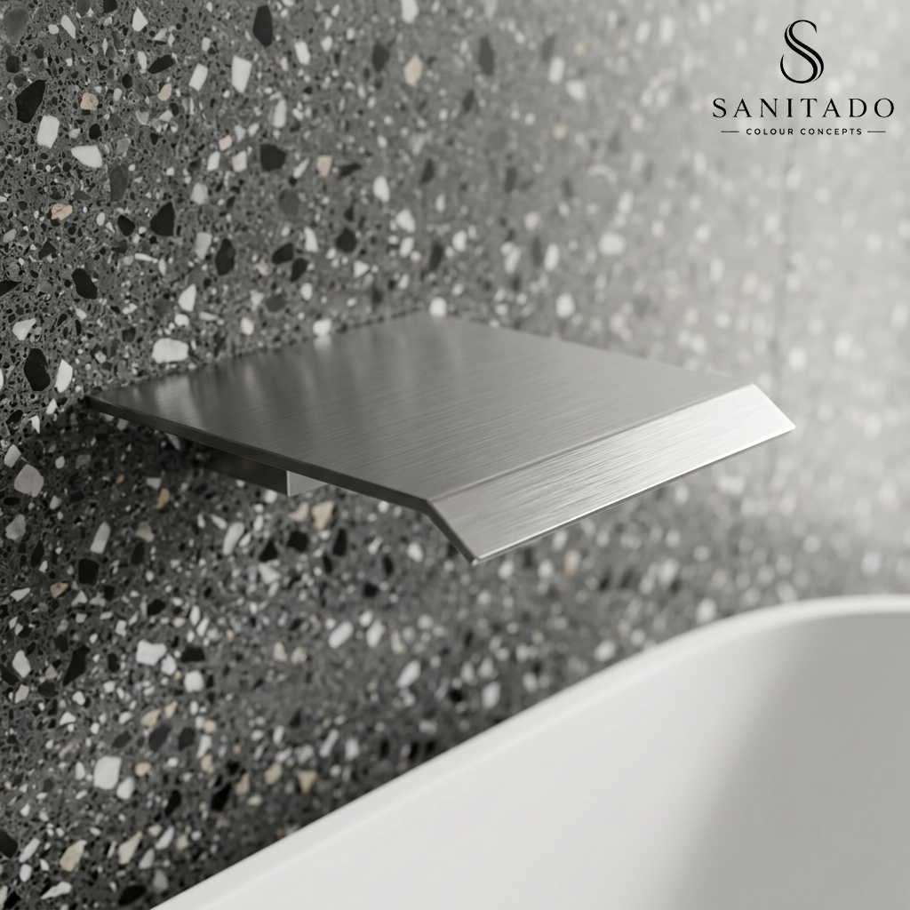 Sanitado Industry Dule Luxe Waterval Baduitloop RVS Design
