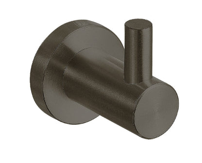 Toiletaccessoires set Sanitado Industry met borstel, rolhouder met klep en handdoekhaak in gunmetal