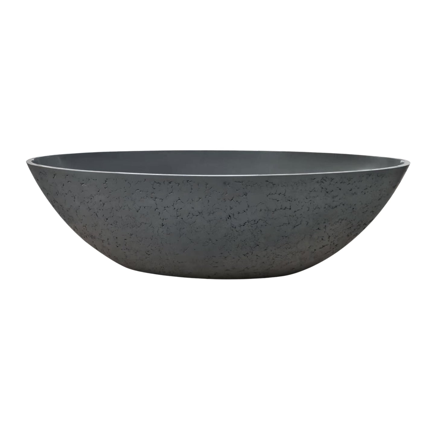 Vrijstaand ligbad Sanitado Elements Just New solid surface 180x85cm craquele grijs