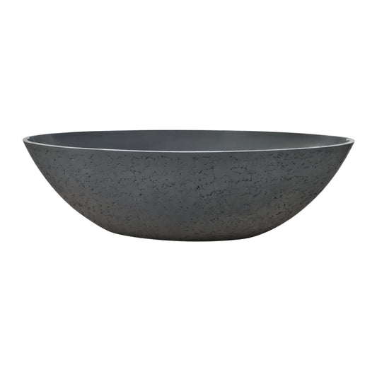 Vrijstaand ligbad Sanitado Elements Just New solid surface 180x85cm craquele grijs