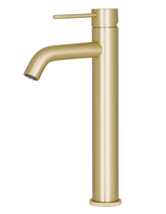 Wastafelmengkraan hoog Sanitado Industry Flow in mat goud
