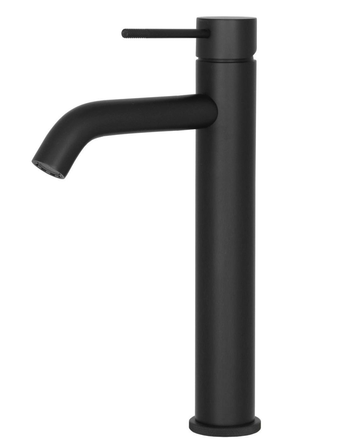 Wastafelmengkraan hoog Sanitado Industry Flow in mat zwart