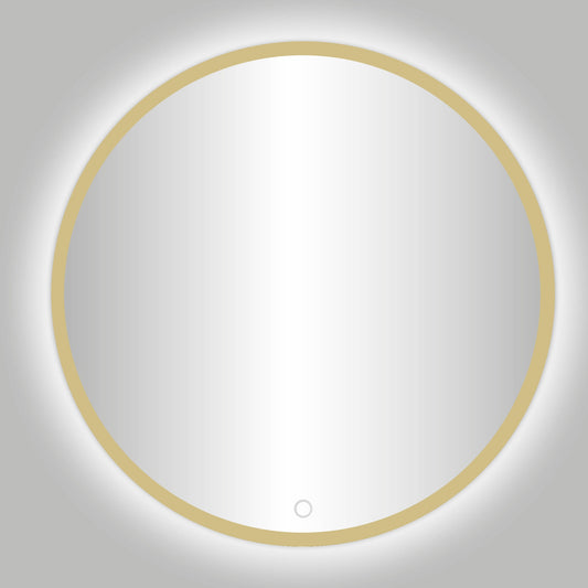 Sanitado Industry Venetië Luxe Badkamer Spiegel Rond 140 cm Mat Goud