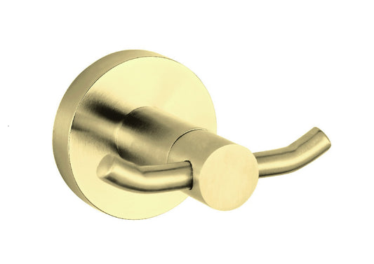 Handdoekhouder dubbel Sanitado Industry in mat goud