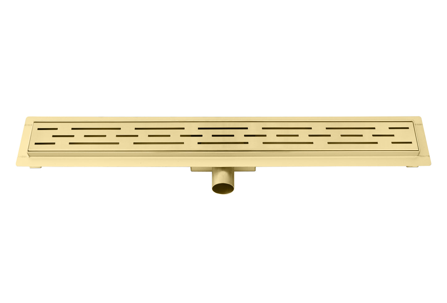 Douchegoot 90cm met flens Sanitado Industry in mat goud