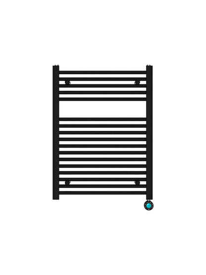 Elektrische handdoekradiator Sanitado Elements mat zwart 380W 800x600mm
