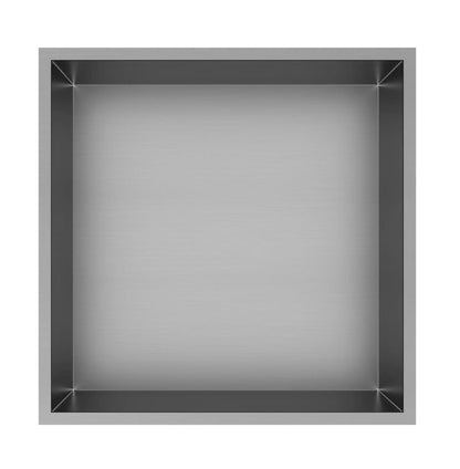 Badkamer inbouwnis 30x30x7cm Sanitado Industry Kaya in RVS