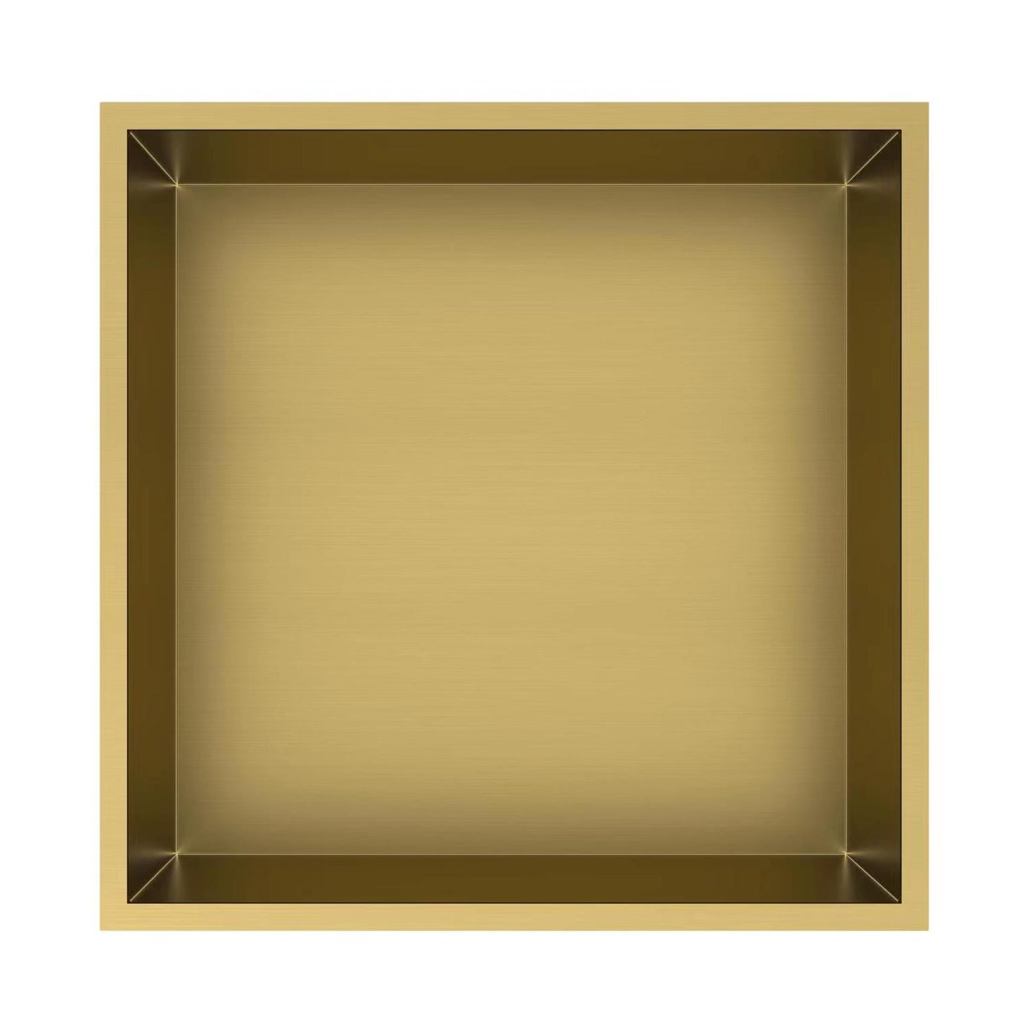 Badkamer inbouwnis 30x30x7cm Sanitado Industry Kaya in mat goud