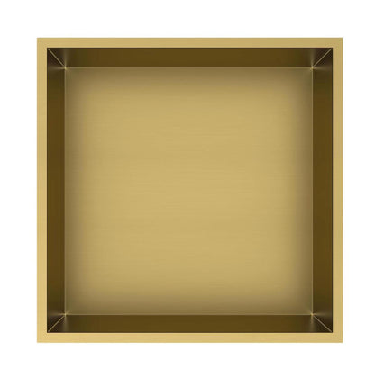 Badkamer inbouwnis 30x30x7cm Sanitado Industry Kaya in mat goud