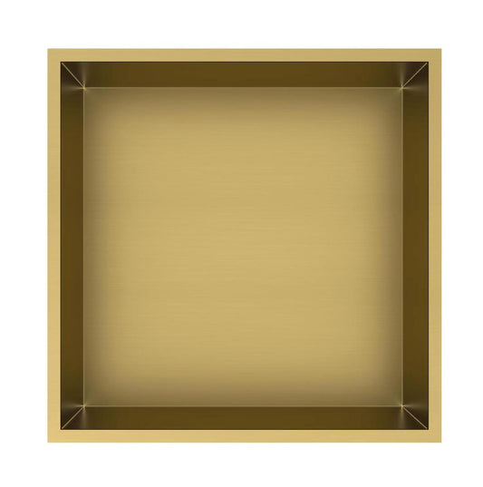 Badkamer inbouwnis 30x30x7cm Sanitado Industry Kaya in mat goud
