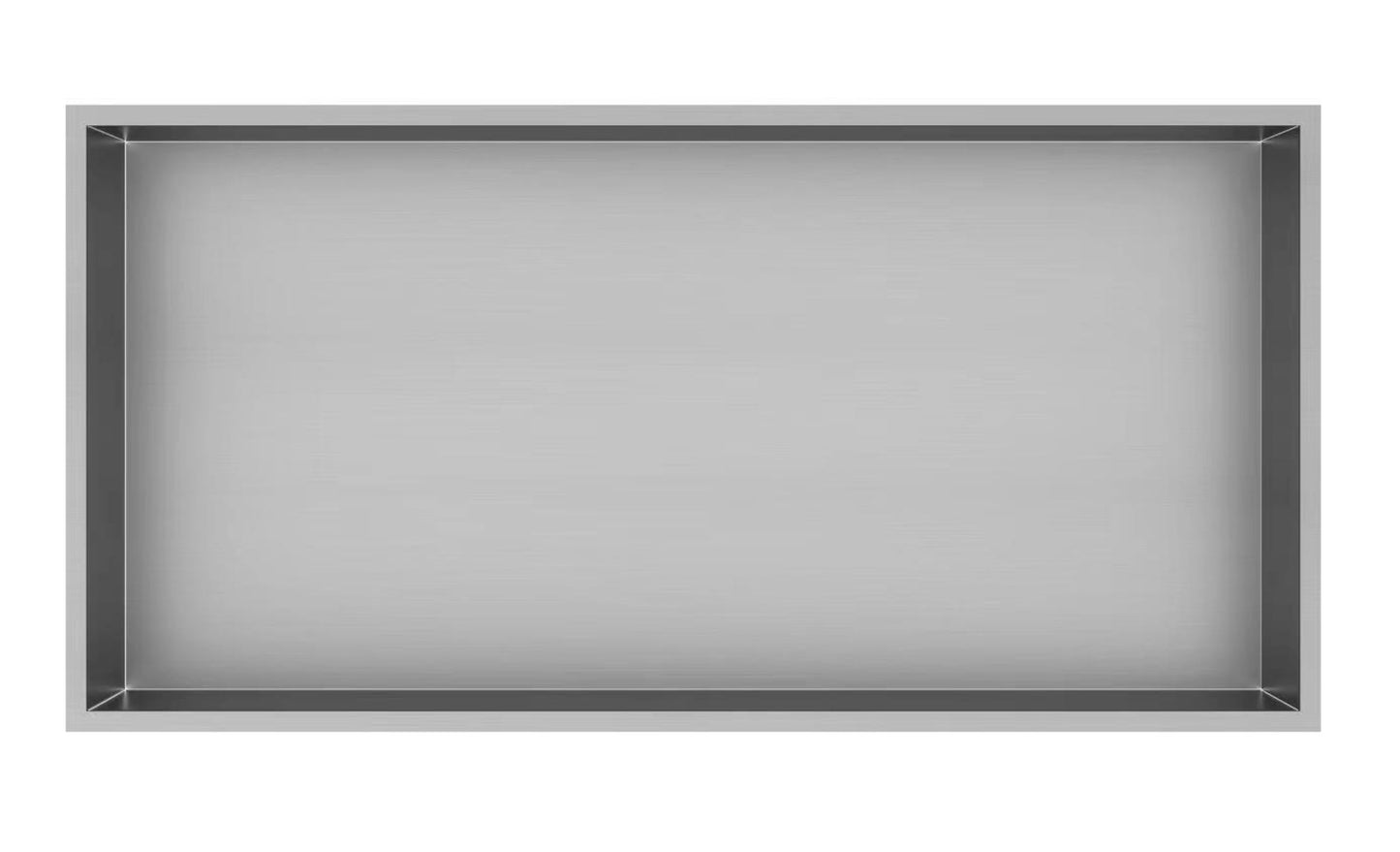 Badkamer inbouwnis 60x30x7cm Sanitado Industry Lotus in RVS