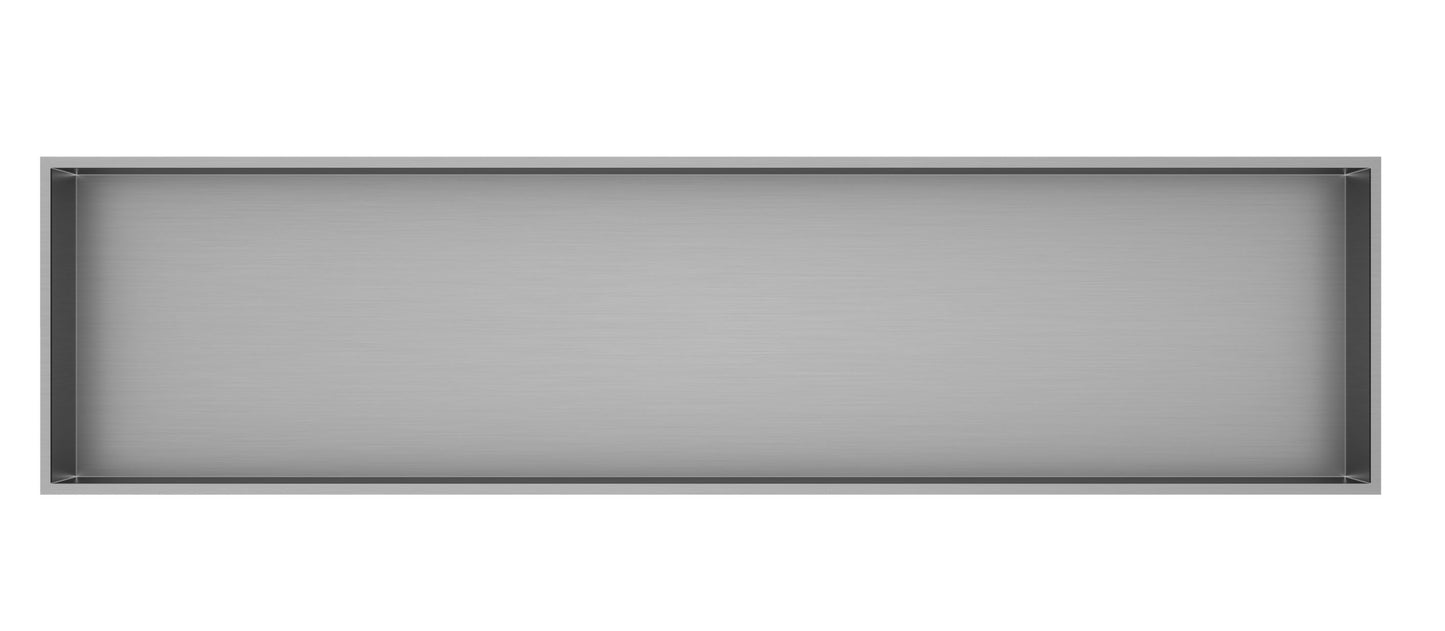 Badkamer inbouwnis 120x30x7cm Sanitado Industry Elah in RVS