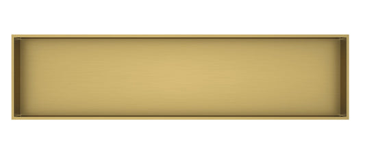Badkamer inbouwnis 120x28x7cm Sanitado Industry Elah in mat goud