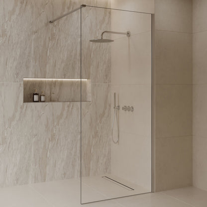 Sanitado Dalis Inloopdouche Helder Glas RVS Profielen 110x200 cm