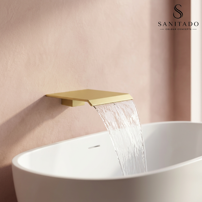 Sanitado Industry Dule Luxe Waterval Baduitloop Mat Goud