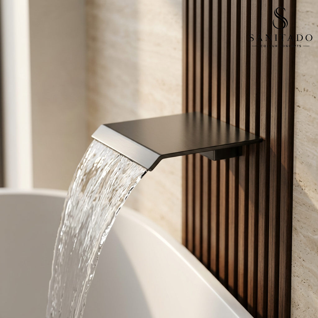 Sanitado Industry Dule Luxe Waterval Baduitloop Gunmetal