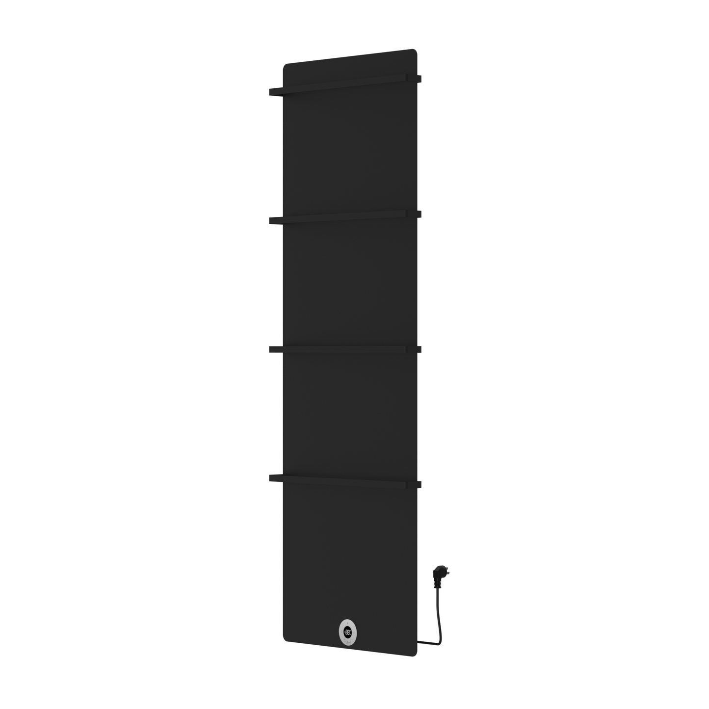 Elektrische handdoekradiator Sanitado Elements mat zwart 1200W 1800x600mm