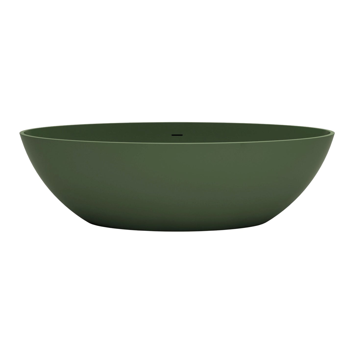 Vrijstaand ligbad Sanitado Elements Just New solid surface 180x85cm mat groen