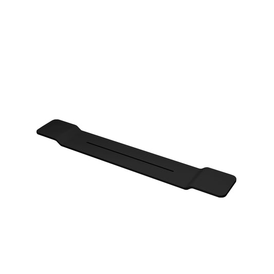 Badplank Sanitado Elements Hinza solid surface 95x15cm mat zwart