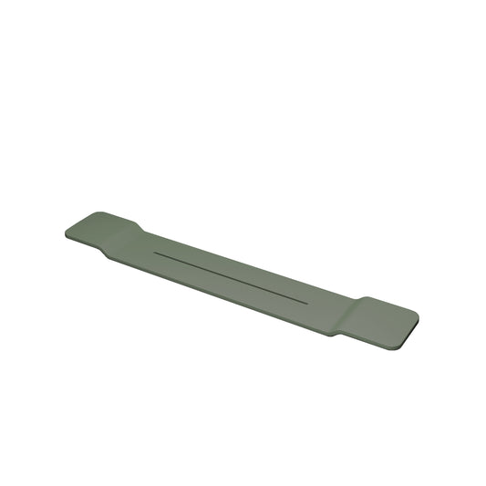 Badplank Sanitado Elements Hinza solid surface 95x15cm mat groen
