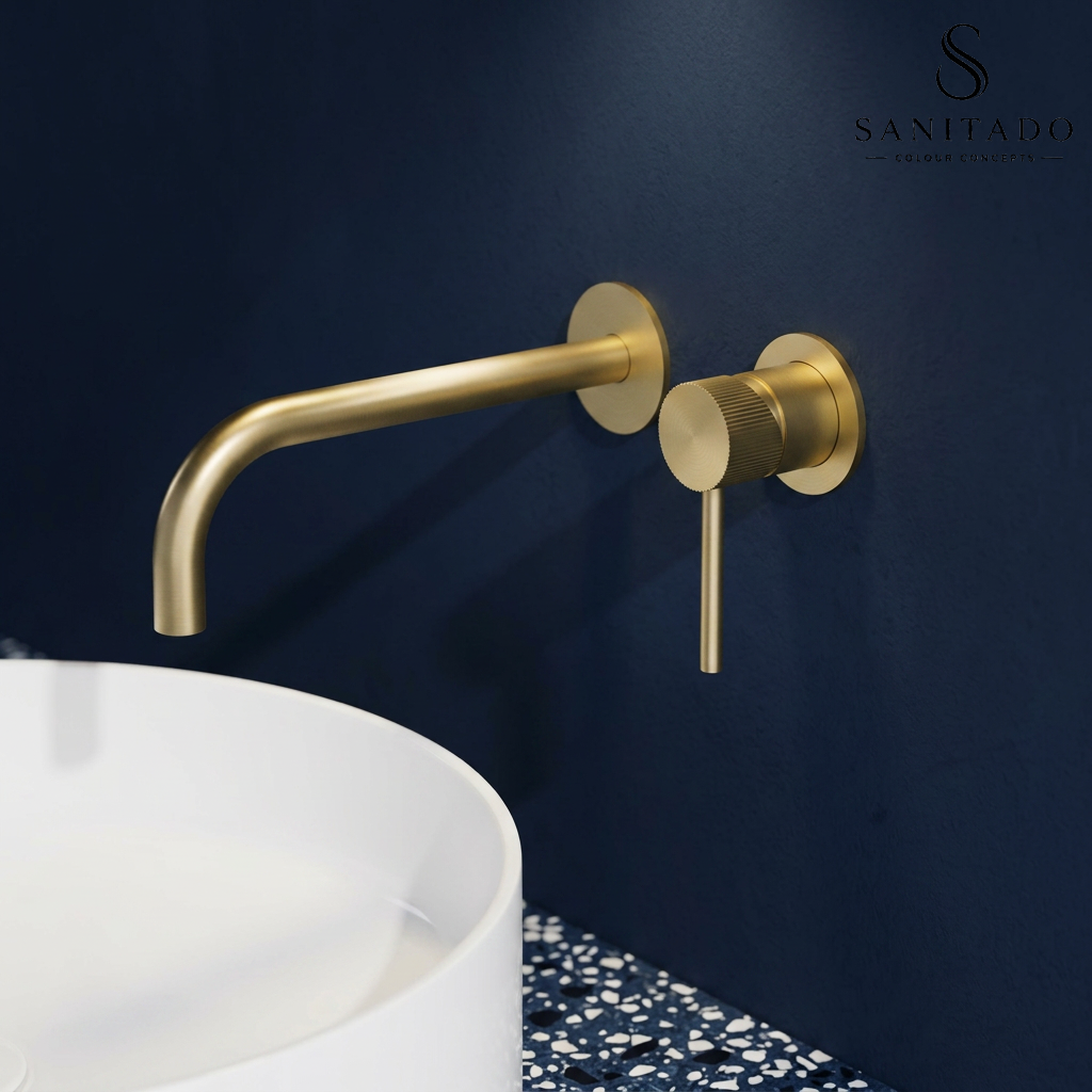 Sanitado Industry Class Luxe Wandinbouw Mengkraan Mat Goud